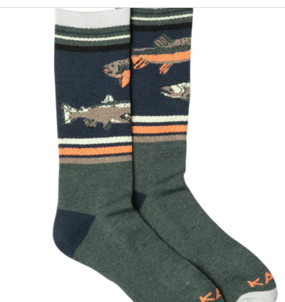 Kavu Moonwalk Go Fish Sock