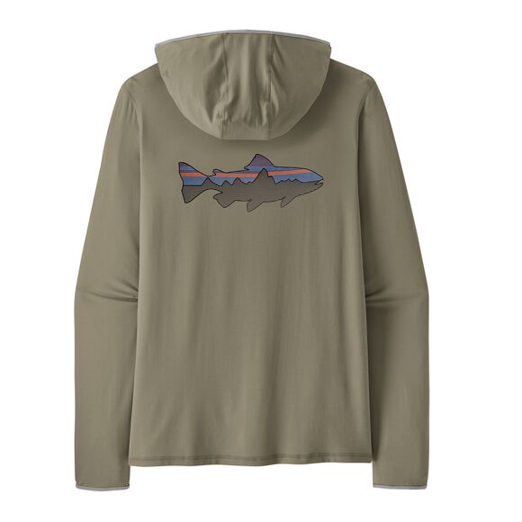 Patagonia M's Tropic Comfort Natural Graphic Hoody Fitz Roy Trout River Rock Green