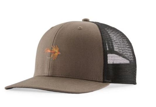 Patagonia Take A Stand Trucker Hat Pheasant Fly Brown